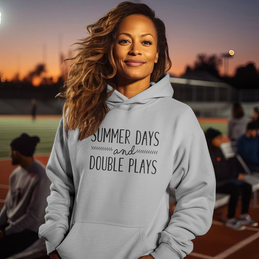 Summer Days and Double Plays Premium Unisex Hoodies