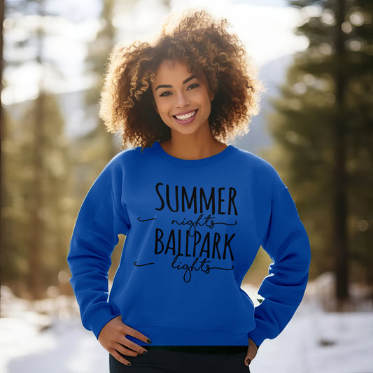 Summer Nights Premium Crew Neck Sweatshirt