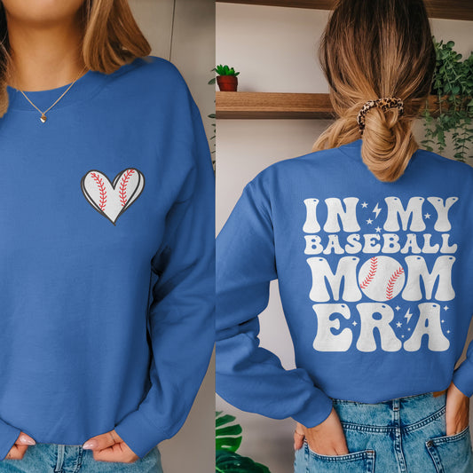 in my baseball Mom ERA Premium Crew Neck Sweatshirt