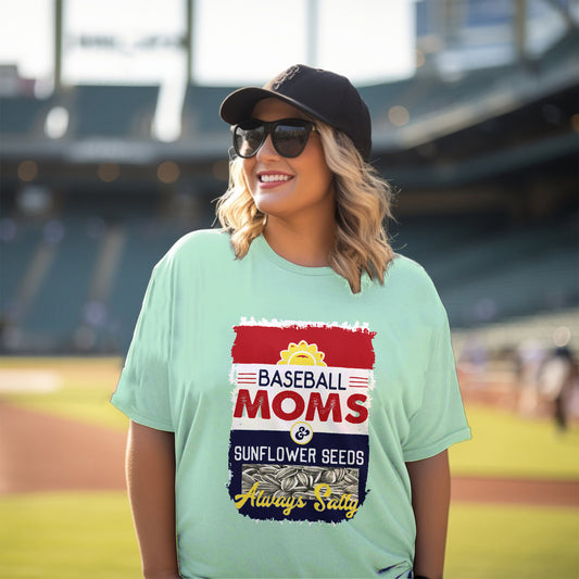 Baseball Moms - Sunflower Seeds Premium Women's Tee