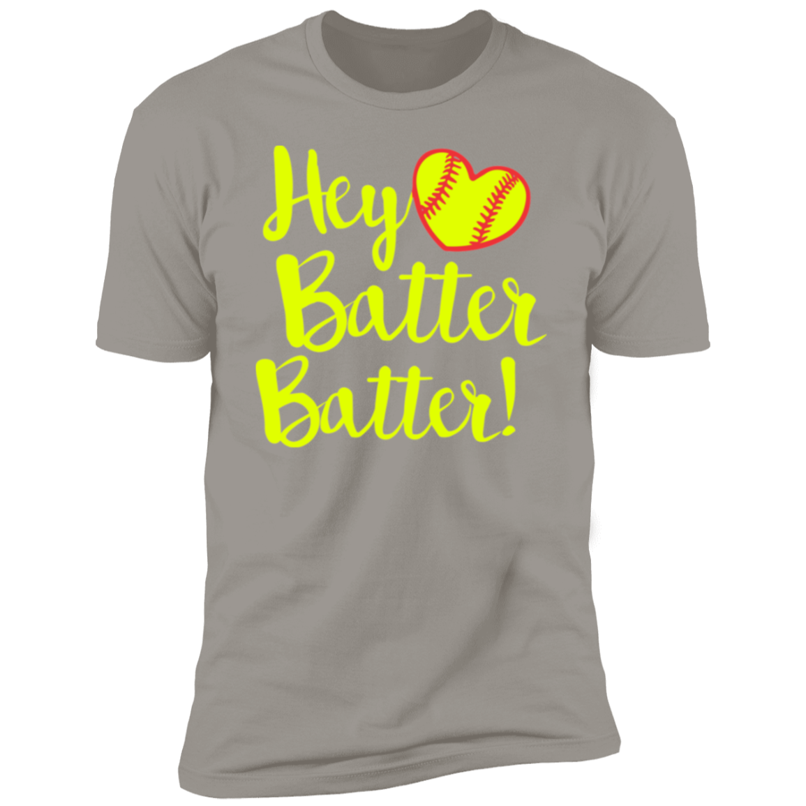 Hey Batter Batter Softball Premium Men's Tee - Game Day Getup