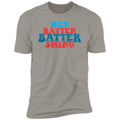 Hey Batter Batter Swing Premium Men's Tee - Game Day Getup