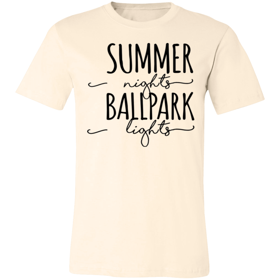 Summer nights Ballpark Premium Women's Tee