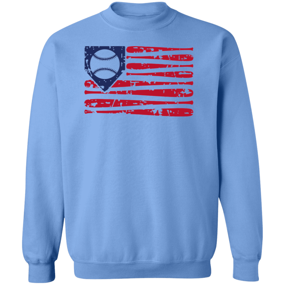 USA Flag  Premium Crew Neck Sweatshirt