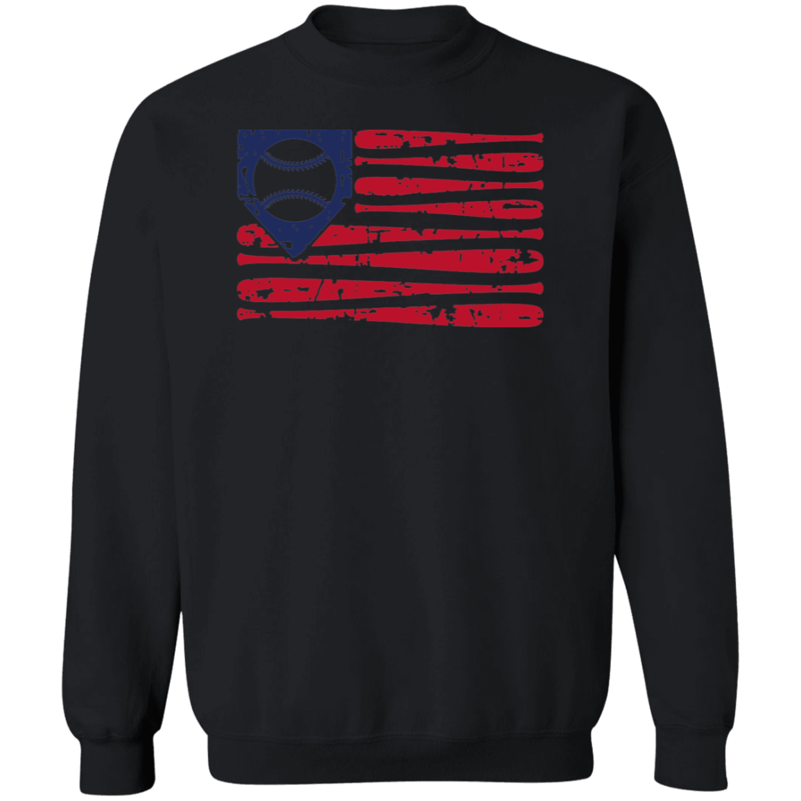 USA Flag  Premium Crew Neck Sweatshirt