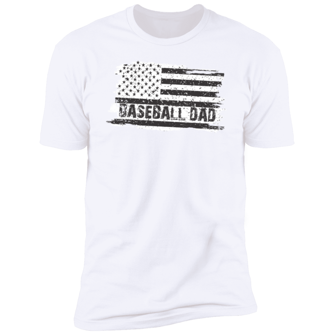 Basebad Dad USA FLAG Premium Men's Tee - Game Day Getup