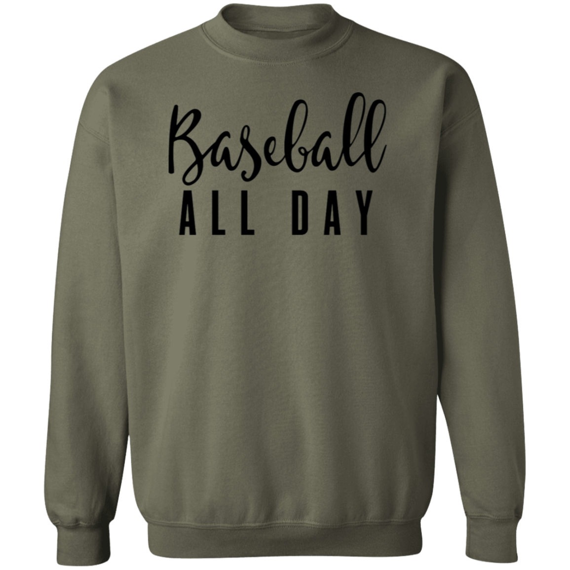 Baseball All day  Premium Crew Neck Sweatshirt