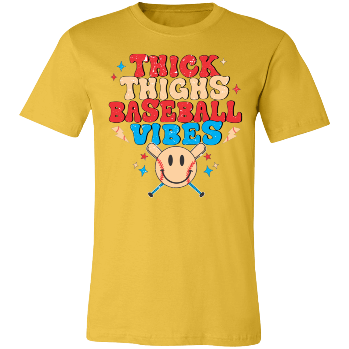 Thick Thighs Baseball Vibes Premium Women's Tee