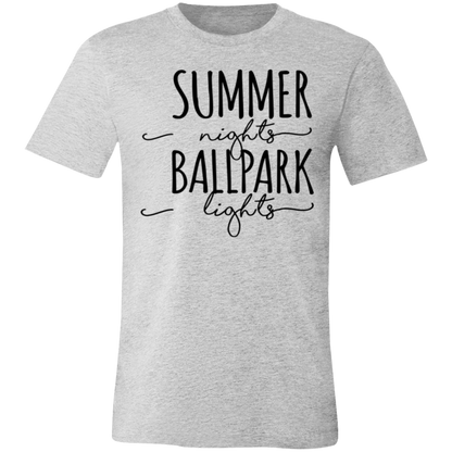 Summer nights Ballpark Premium Women's Tee