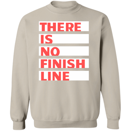 There is no finish line Premium Crew Neck Sweatshirt - Game Day Getup