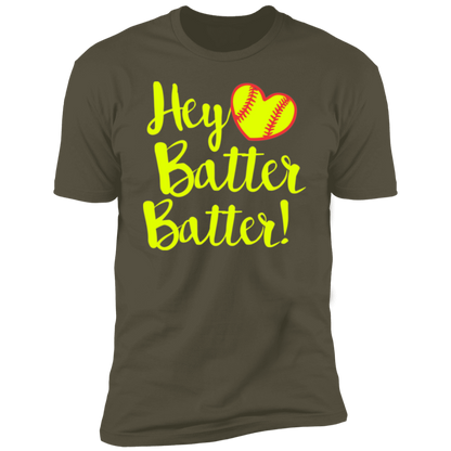 Hey Batter Batter Softball Premium Men's Tee