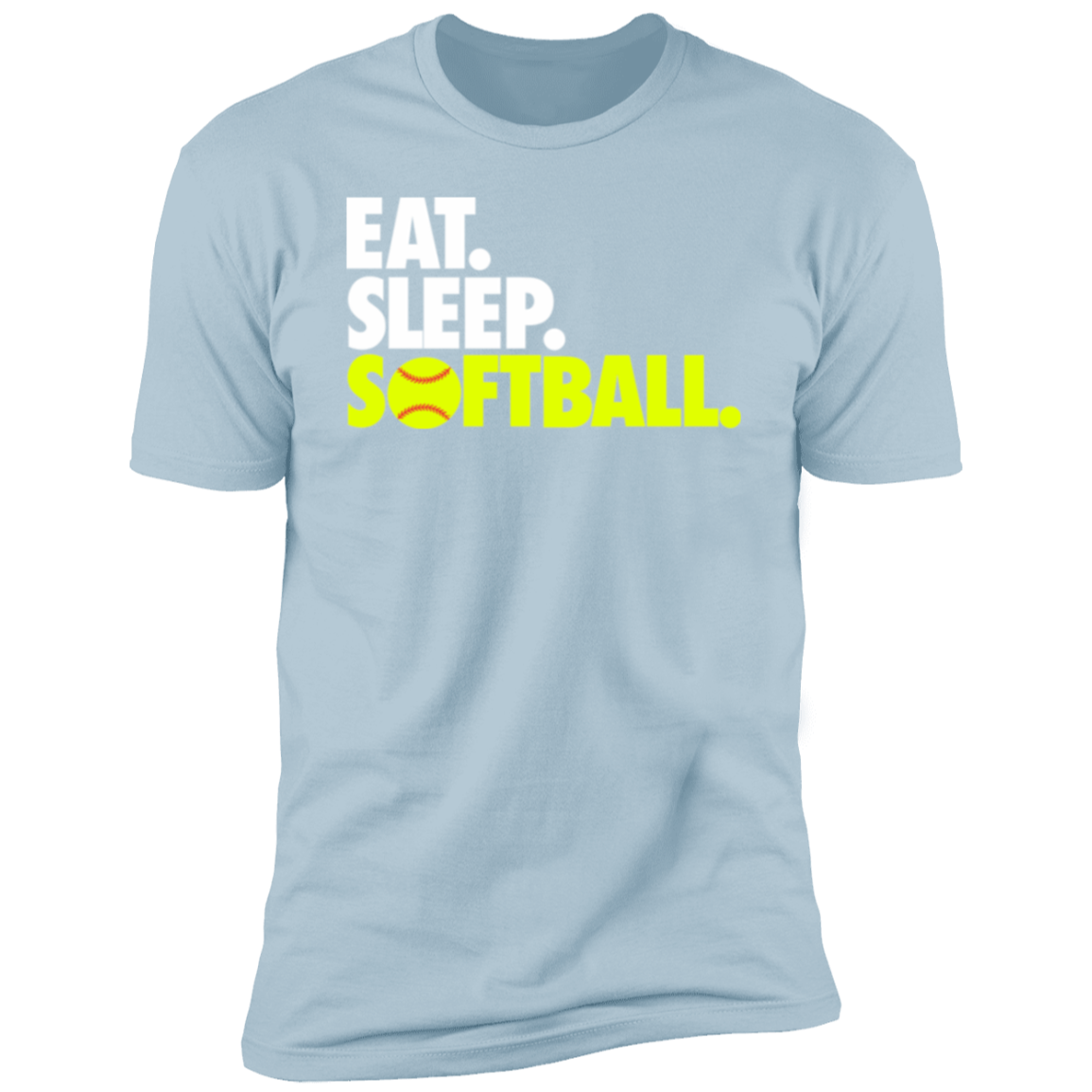 Eat Sleep Softball Premium Men's Tee - Game Day Getup