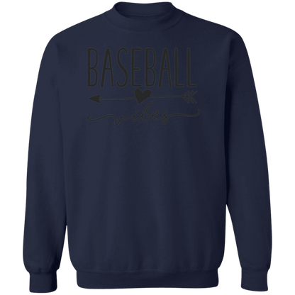 Baseball Heart Arrow Face Premium Crew Neck Sweatshirt