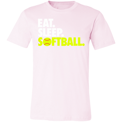 Eat Sleep Softball Premium Women's Tee