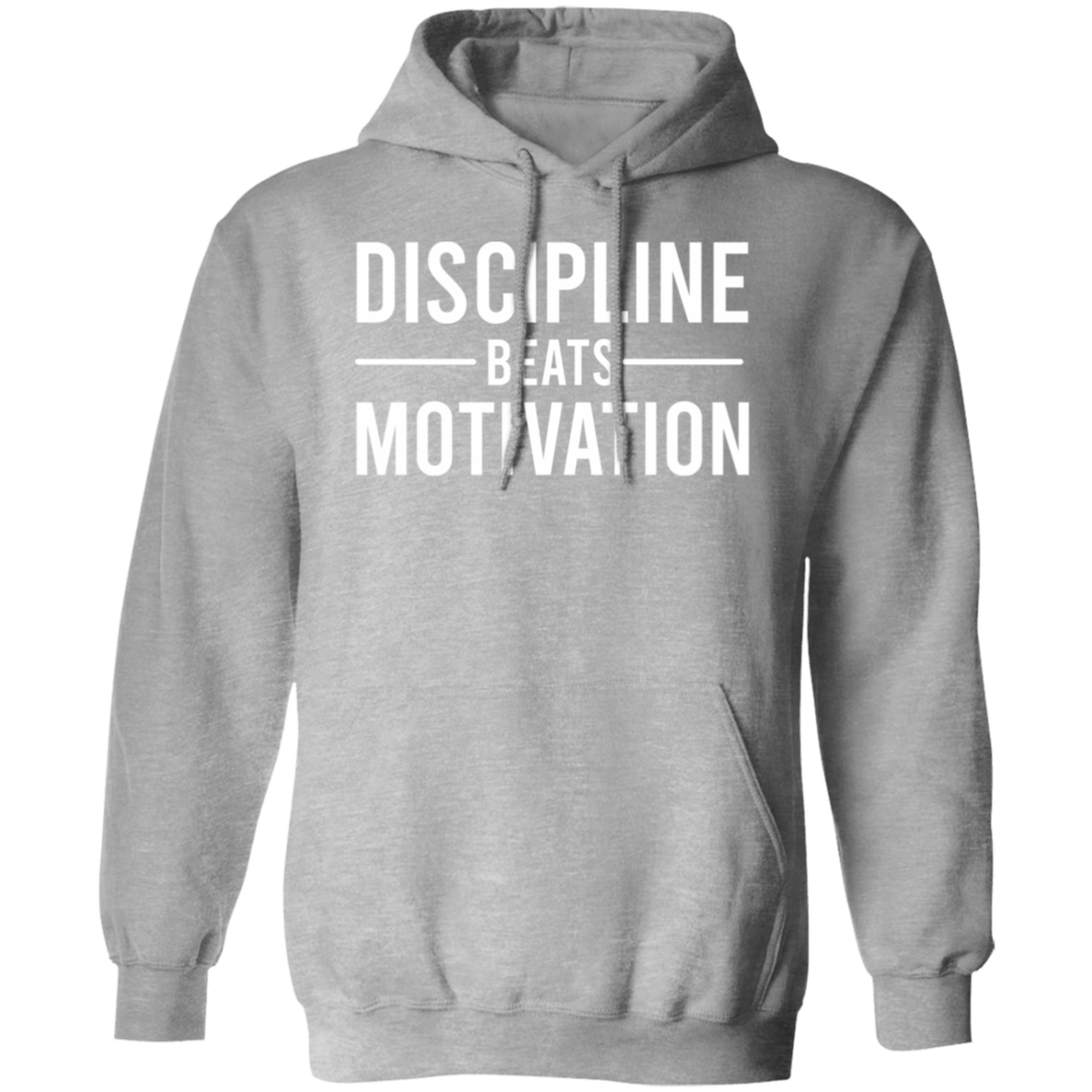 Discipline Beats Motivation  Premium Unisex Hoodies - Game Day Getup