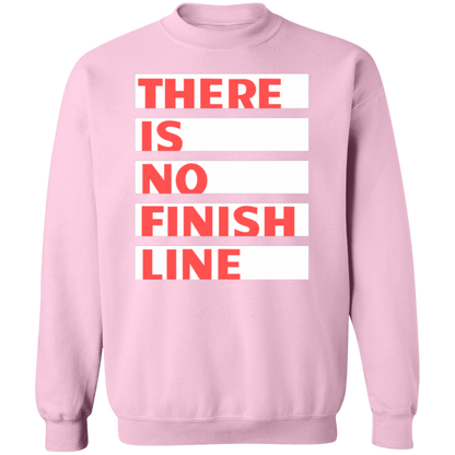 There is no finish line Premium Crew Neck Sweatshirt