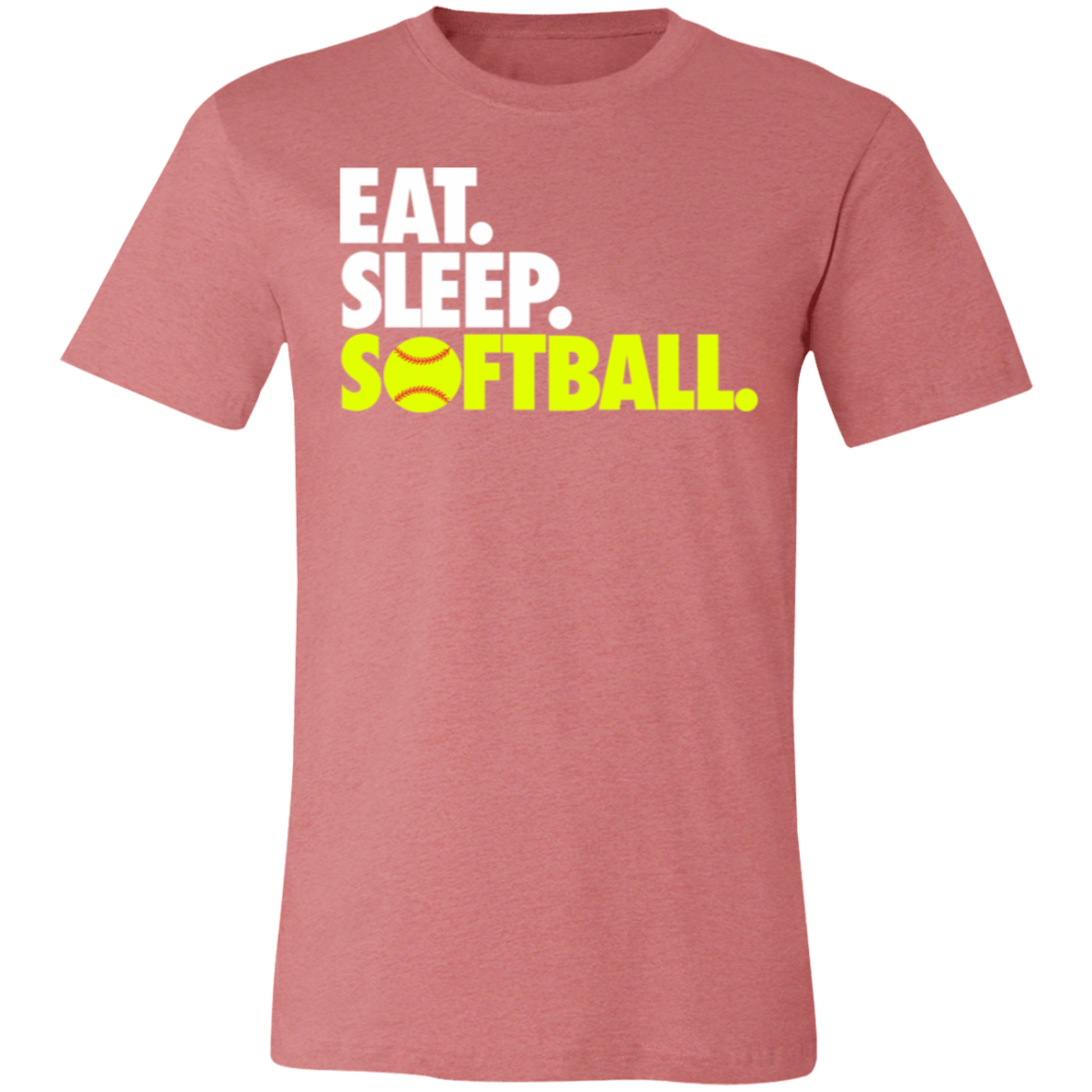 Eat Sleep Softball Premium Women's Tee - Game Day Getup