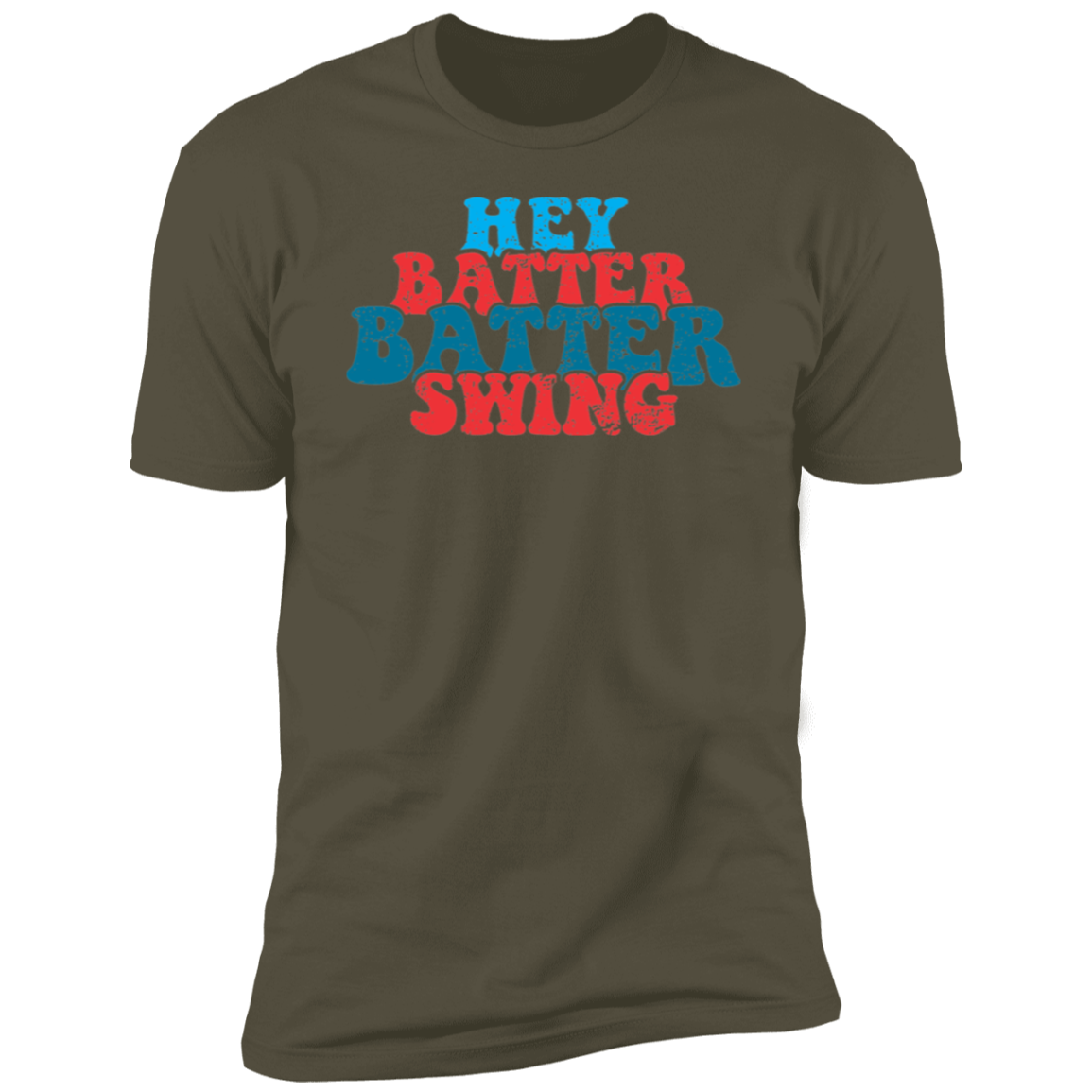 Hey Batter Batter Swing Premium Men's Tee