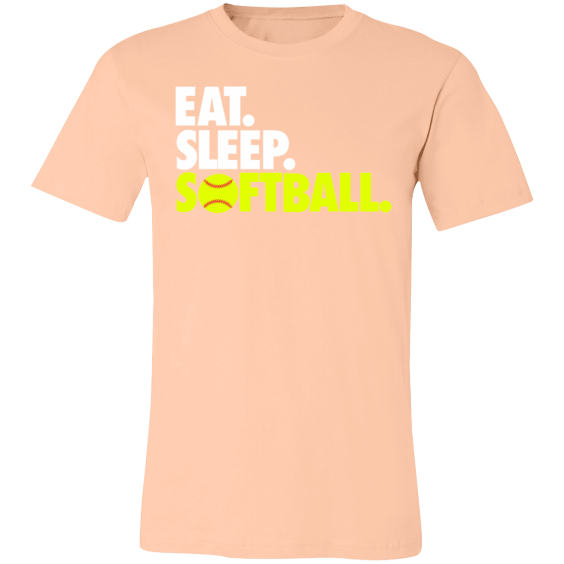 Eat Sleep Softball Premium Women's Tee - Game Day Getup
