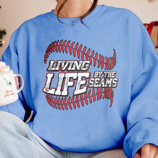 Life by the Seams Premium Crew Neck Sweatshirt - Game Day Getup