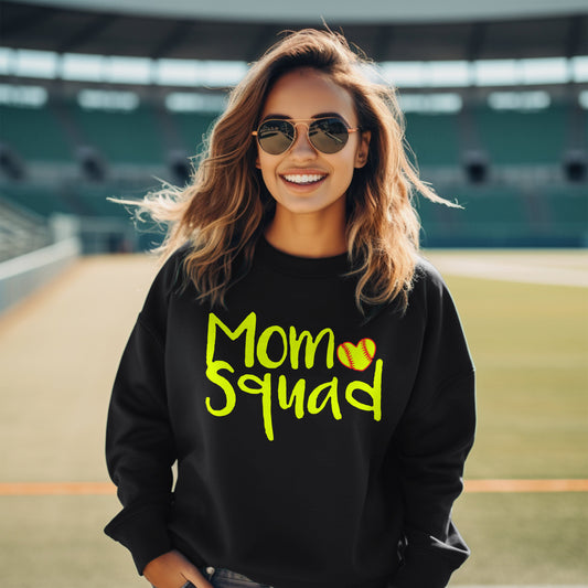 Mom Squad Premium Crew Neck Sweatshirt - Game Day Getup
