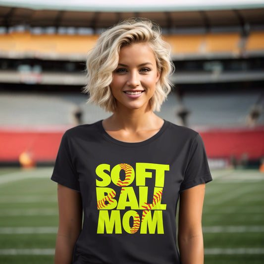 Softball Mom Premium Women's Tee - Game Day Getup